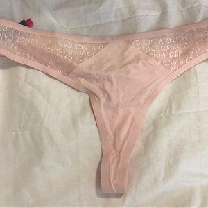 Vince Camuto Blush Mesh Thong